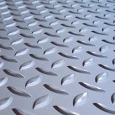 Лист нержавеющий рифленый г/к чечевица 06ХН28МДТ 5 мм ГОСТ 8568-77